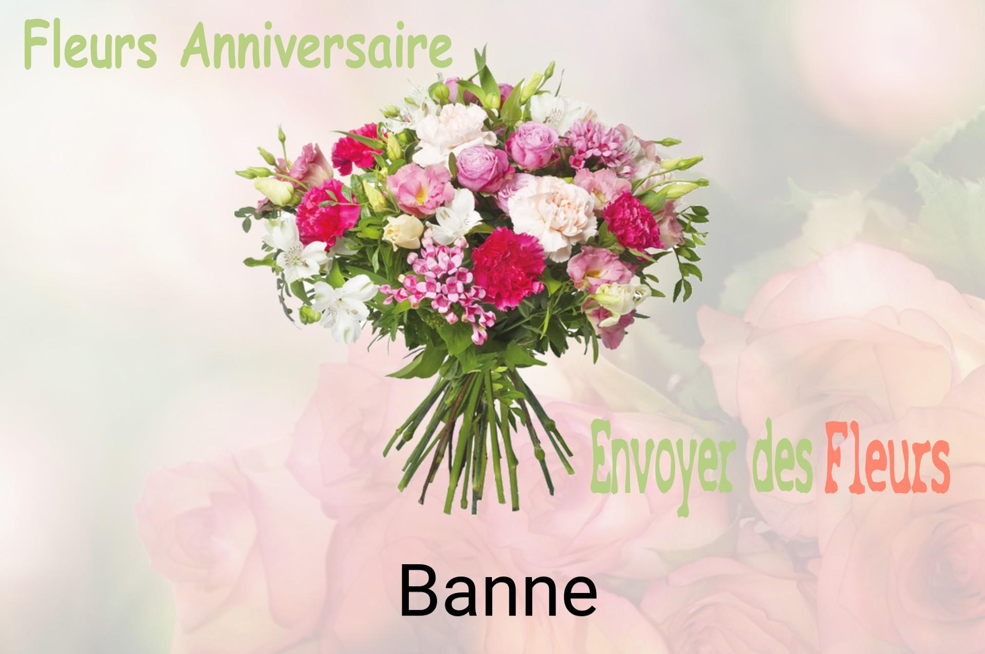 Bouquet de fleurs d’anniversaire livré à Banne